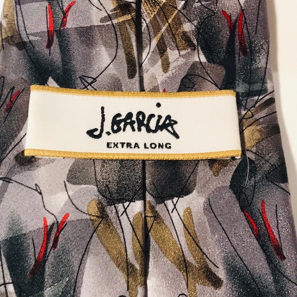 J. Garcia XL 100% Silk Men’s 👔 Necktie - Picture 2 of 3